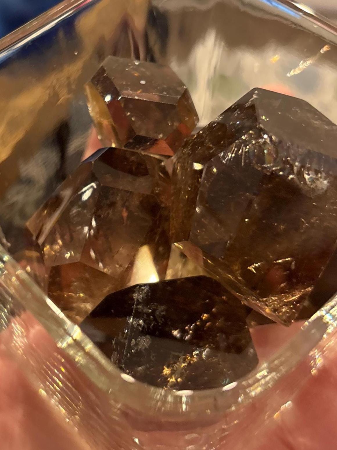 Smokey Citrine Whiskey on the Rocks