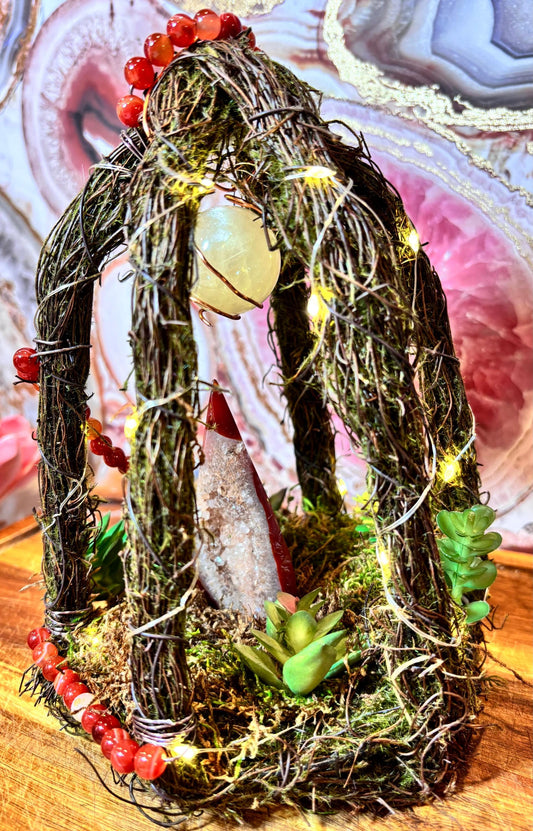 Moonlit Carnelian Woods