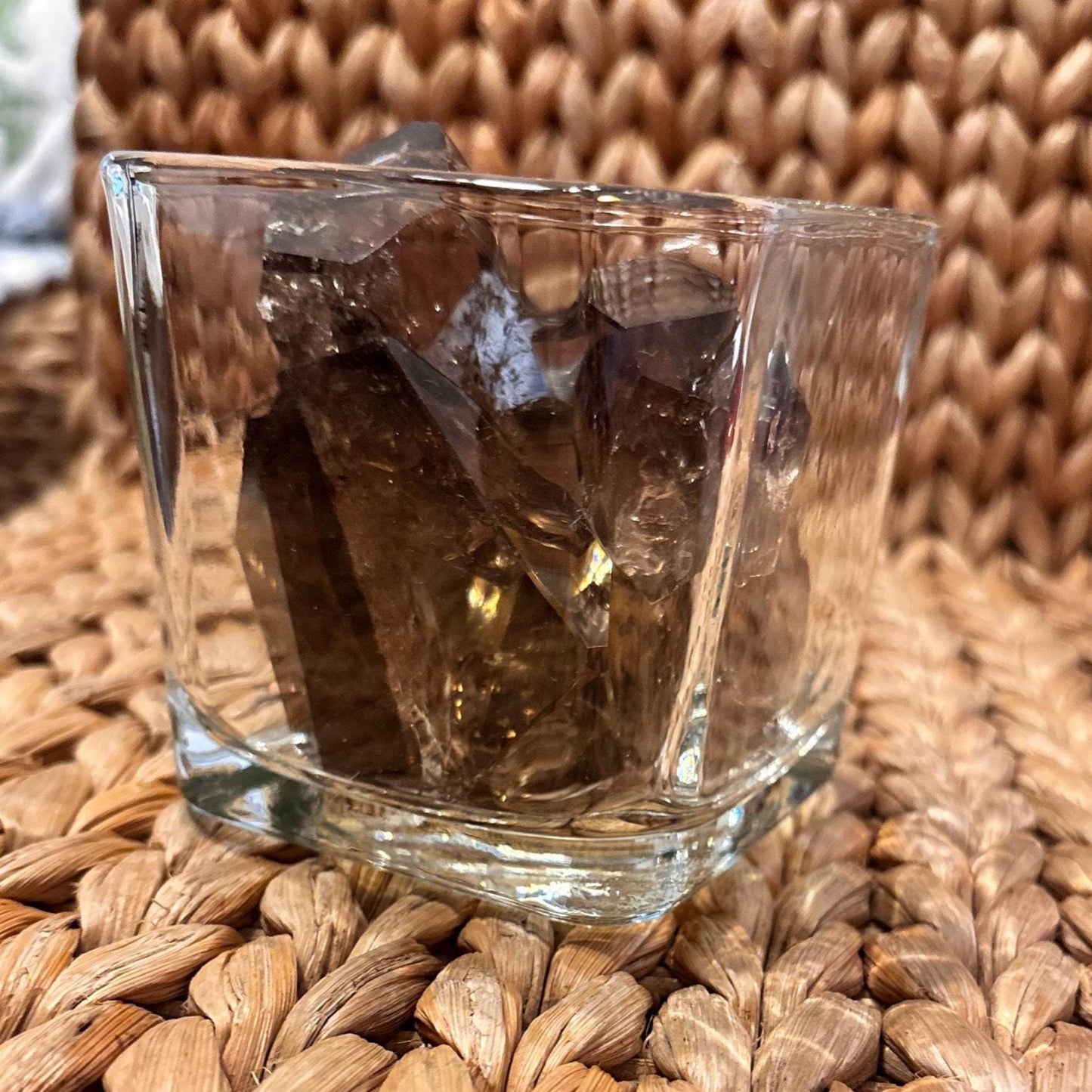 Smokey Citrine Whiskey on the Rocks