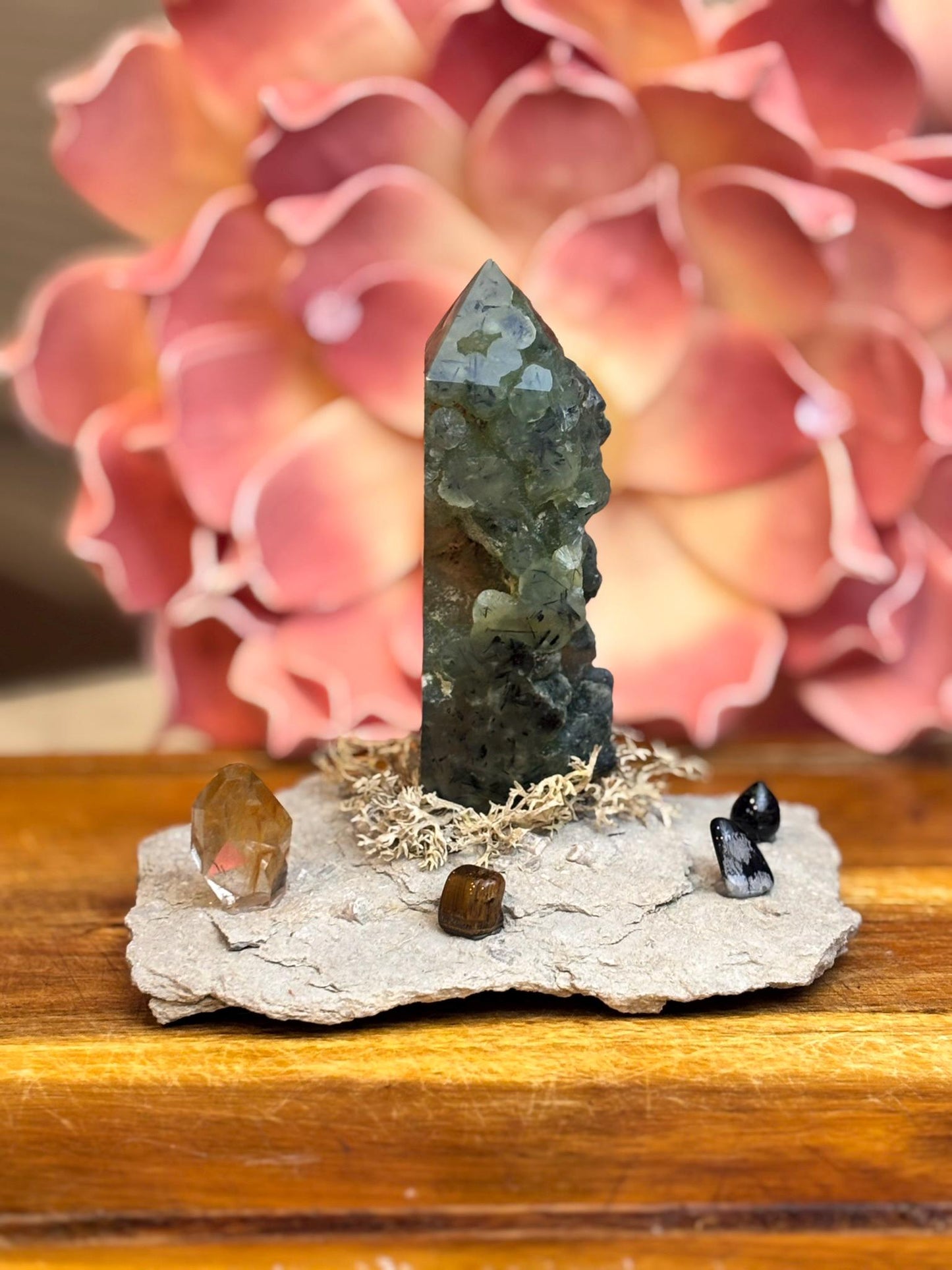 Desert Cactus Prehnite
