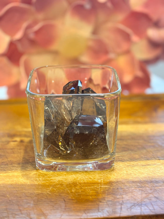 Smokey Citrine Whiskey on the Rocks